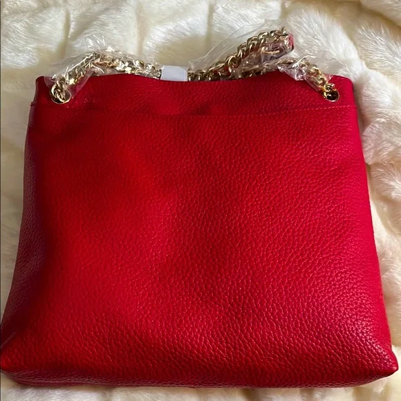 NORDSTROM BEEKMAN RED Jester Chain crossbody NWT - Picture 1 of 5